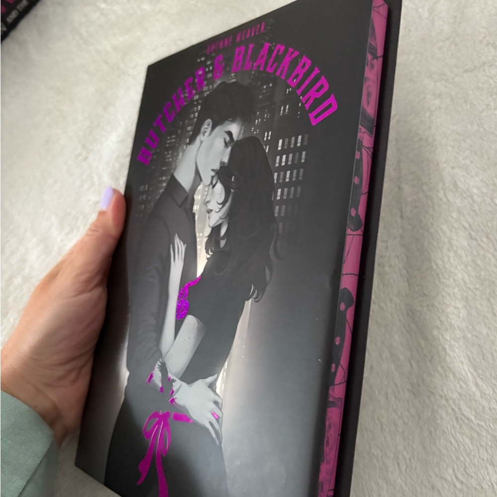 Butcher & Blackbird Book with Pink Accents